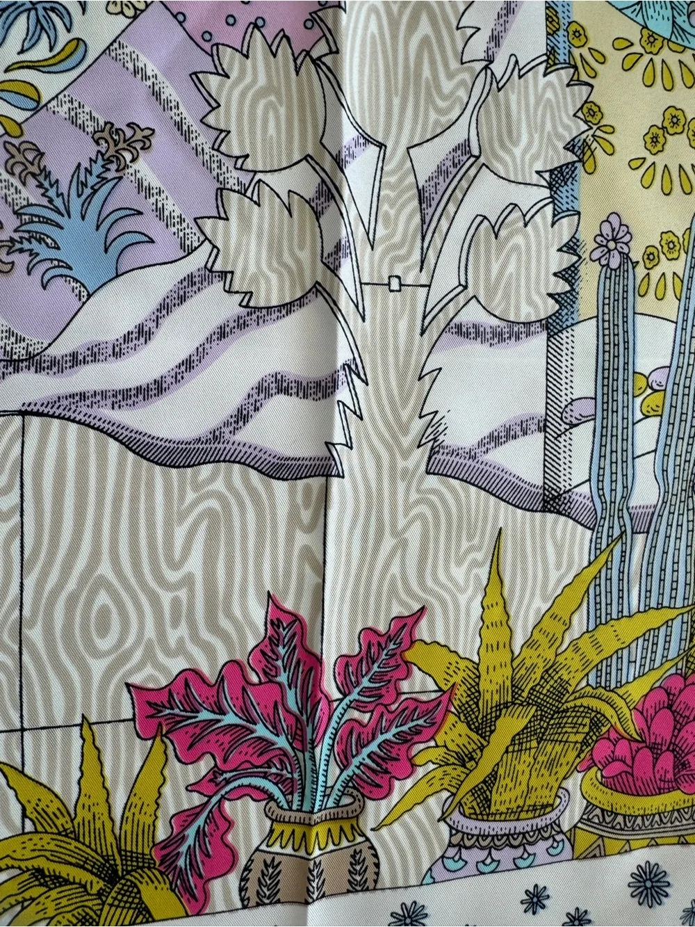 Designer-style 90cm Silk Scarf